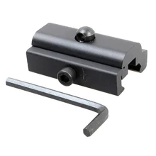 20 мм металлический адаптер для штатива, вертлюжный адаптер для быстрого отсоединения винтовки, сошки, поворотное крепление для охоты, Вивера, Харриса, рейка, приёмник