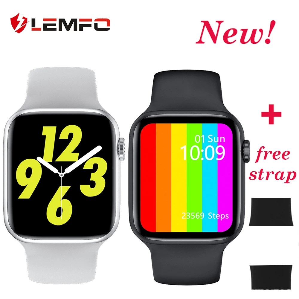 LEMFO IWO W26 Смарт-часы Для мужчин вызовов через Bluetooth 1 75 дюймов 320*385 HD Экран 2020 PPG ЭКГ