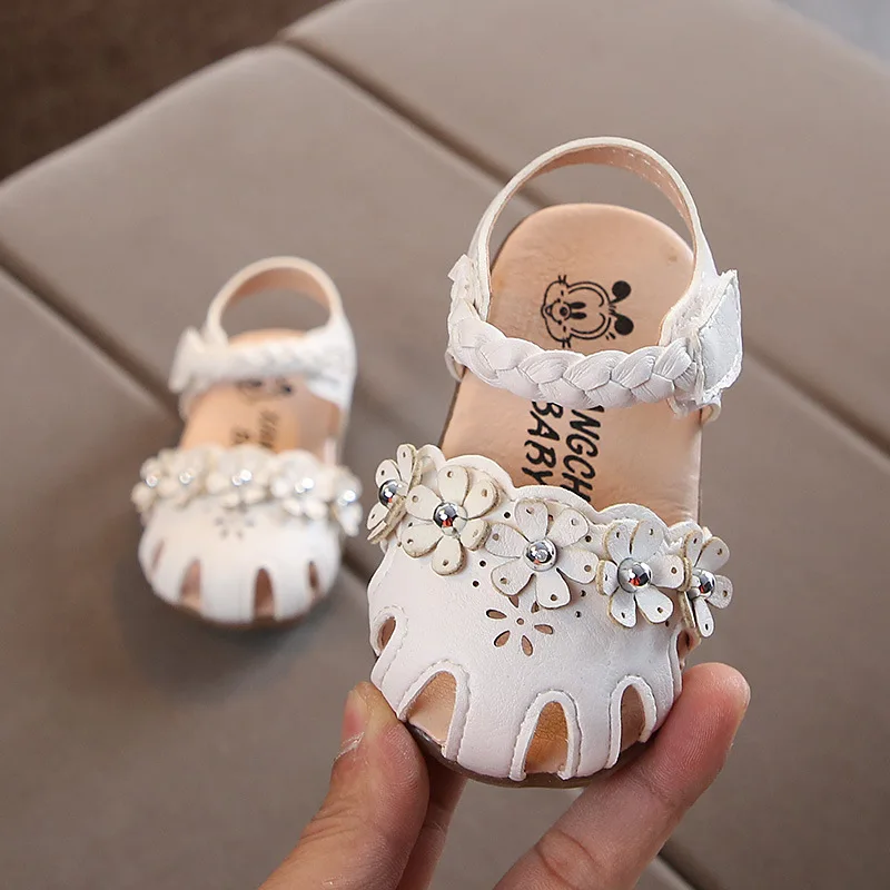 Прекрасный цветочный ребенок, новорожденный, младенец девочка кроватка для обуви для маленьких девочек обувь мягкая подошва В стиле принцессы детская обувь для грудничков для вечерние