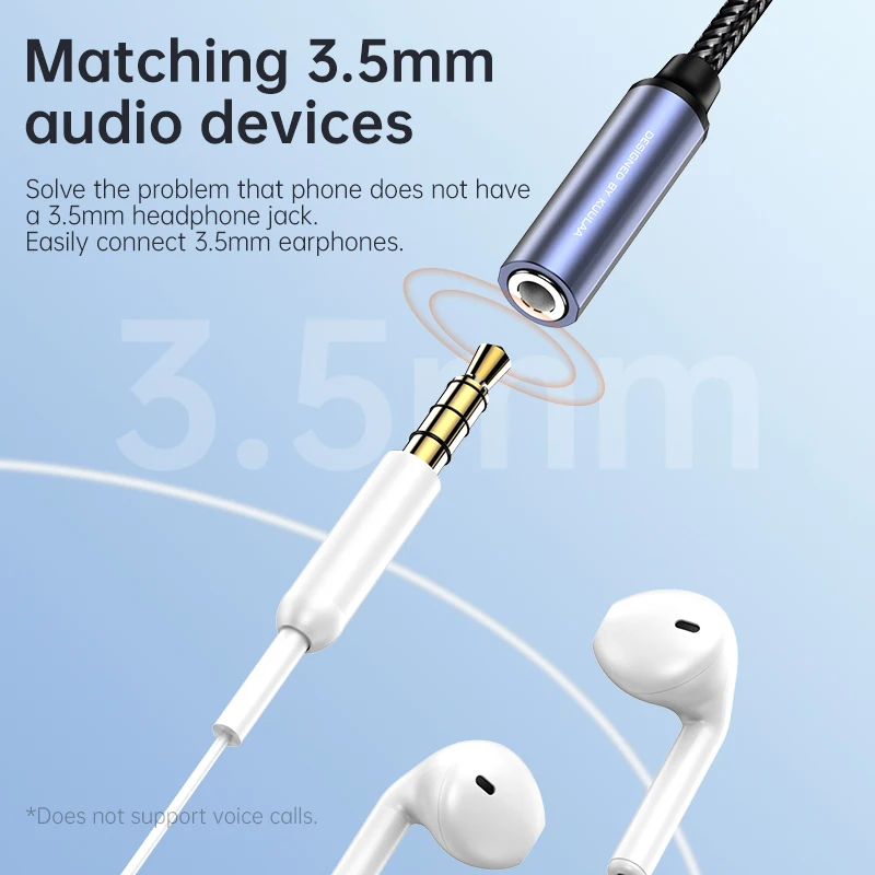 Kuulaa For Iphone To 3.5mm Headphones Adapter For Iphone 13 12 11