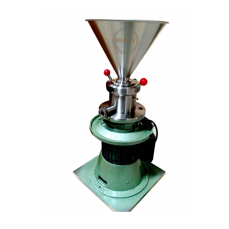 

220V chili sauce sesame paste peanut butter colloid mill grinder vertical food colloid mill manufacturers for sale