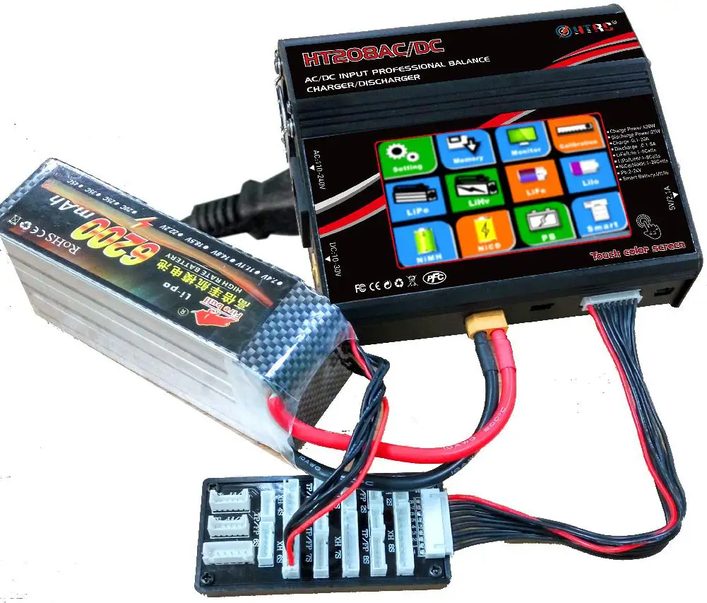 LeadingStar HTRC HT208 AC/DC 420 Вт 20A 4 3 дюймов цветной ЖК дисплей с сенсорным экраном зарядное