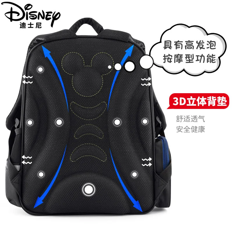 Disney Mickey mouse children schoolbag boy girls Kids backpack large capacity waterproof reflective strip Travel birthday gift