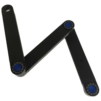 

Adjustable Laptop Stand Portable Folding Computer Desk Leg 2-Fold Metal Leg