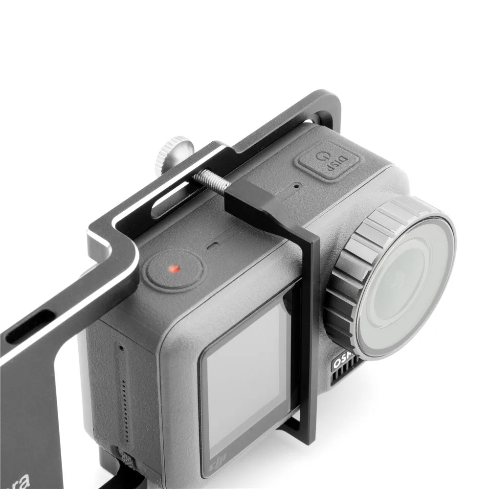 Мобильный PTZ алюминиевый сплав рамка держатель адаптер для DJI Osmo действие Кронштейн пластина Спортивная камера аксессуары