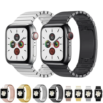 

strap for Apple Watch band 42mm 38mm iwatch 4 band 44mm 40mm Stainless Steel link bracelet 316L watchband gen.6 apple watch 5 4