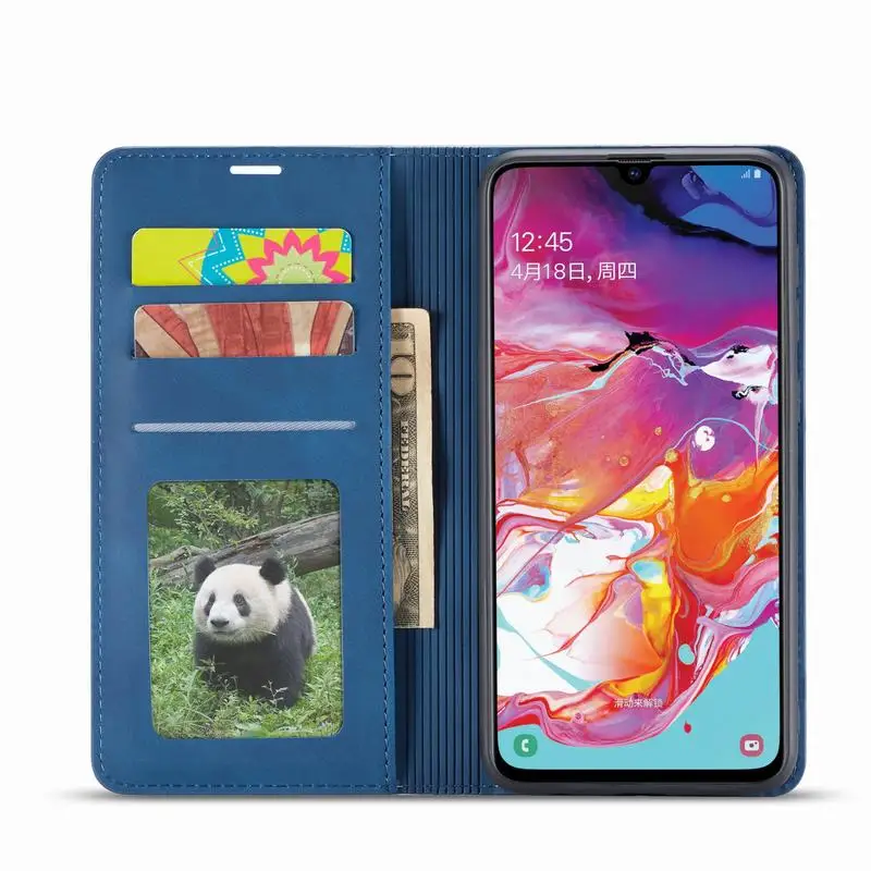 Чехол для samsung Galaxy A20 E чехол на samsung A20 E роскошный простой кожаный чехол для samsung A20E Флип кошелек книжная полка