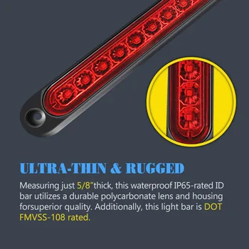 

Trailer LED Tail Light Truck Lorry Stop Rear Brake Waterproof Dust-proof Lamp Replacement