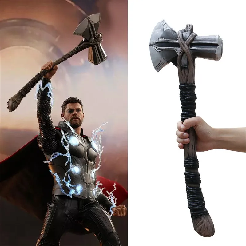 Мстители: Endgame Thor Axe Hammer Косплей оружие фильм ролевые игры Тор громовой Молот