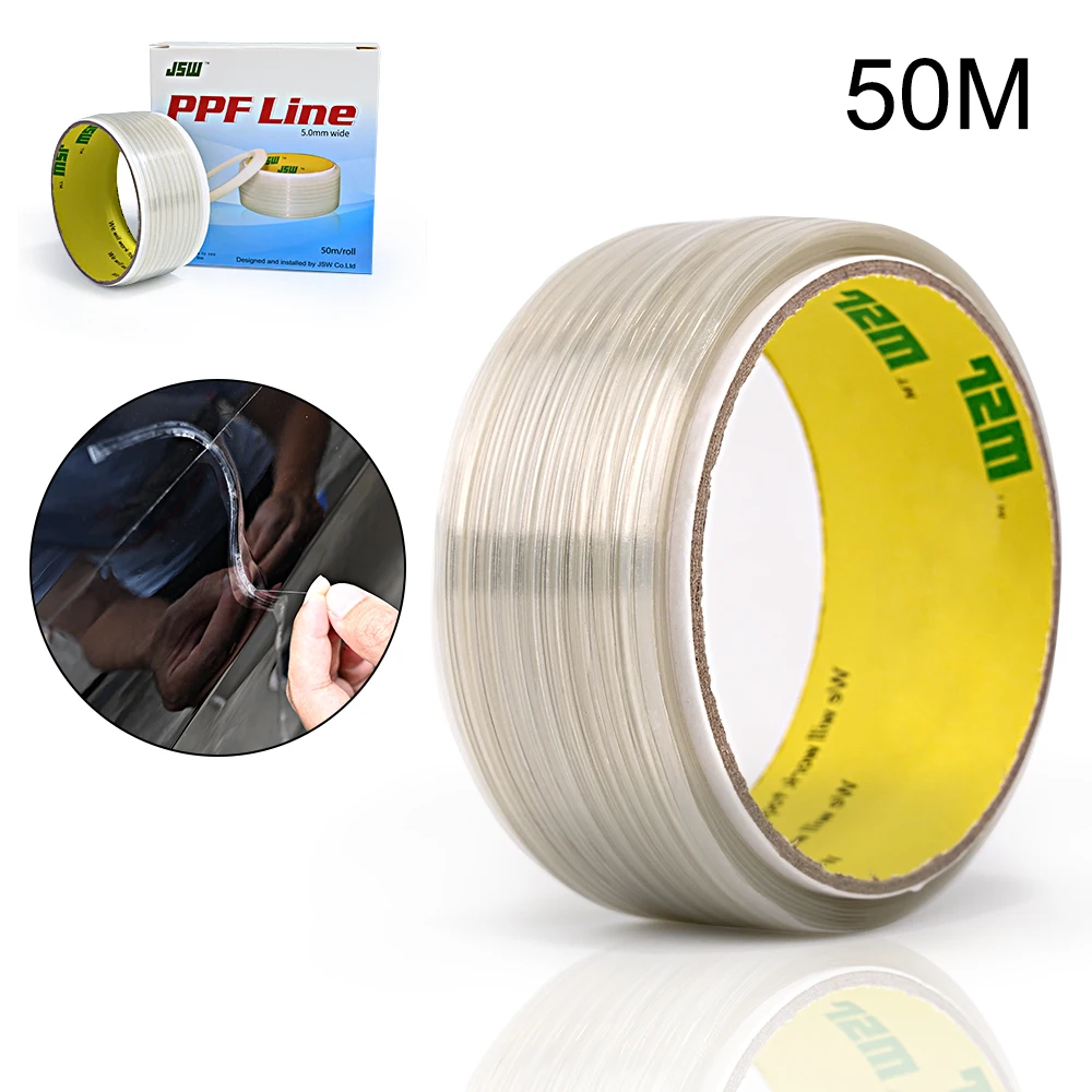 EHDIS 50 Meter Knifeless Cutting Tape Tints Car Adhesive Film PPF Steel Design Line Window Foil Protection Sticker Vinyl Cutter