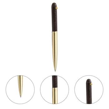 

1PC Portable Practical Simple Metal Durable Ballpoint Pen Roller Pen for School Bussiness Study Office Students