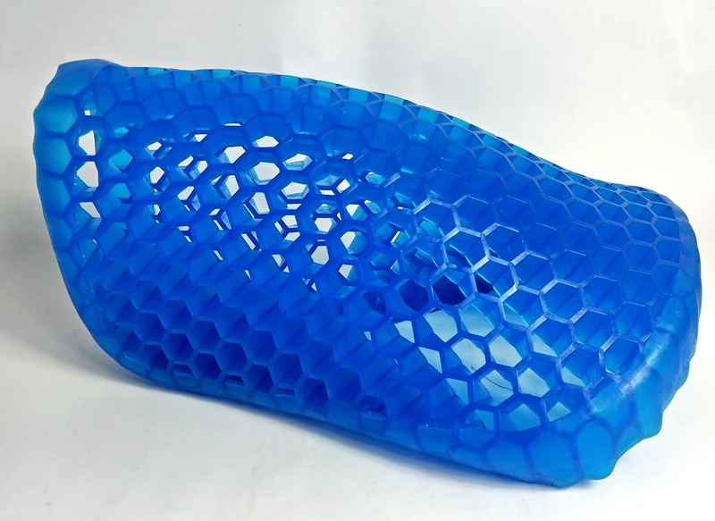 3D сотовая подушка для льда гелевая Подушка для сиденья Нескользящая мягкая и удобная Автомобильная массажное кресло для офиса подушка ковер с черной сумкой