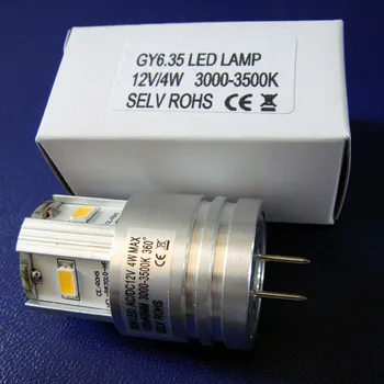 

High quality,12V 4W GY6 led lamp,GY6.35 led light,G6.35 led reading light,G6 12v,GY6.35 bulb,GY6.35 Light,free shipping 5pc/lot