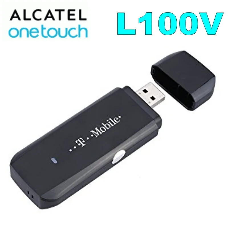 Лот из 10 шт. разблокированный используемый Alcatel L100 100 Мбит/с 4g модем промышленный 4g донгл ethernet Модем 4g sim-карта l100v fdd весь диапазон