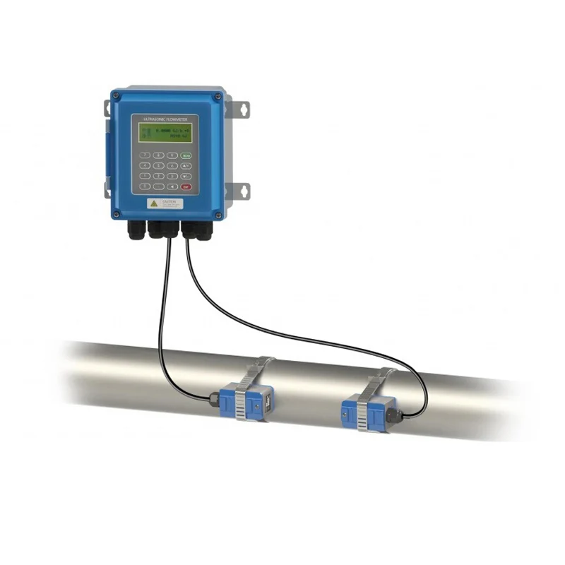 

TUF-2000B Ultrasonic flow meter TS-2/TM-1 Transducer DN15-100mm/DN50-700mm liquid flowmeter wall mounted type ModBus Protocol