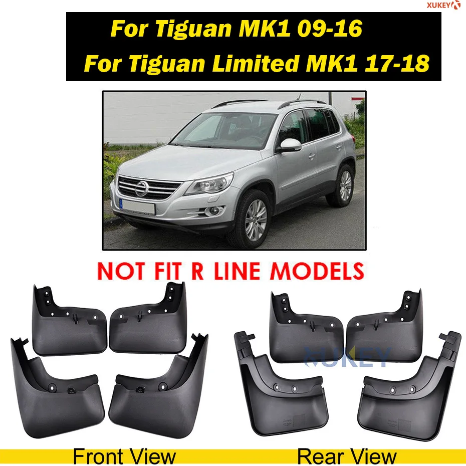 Брызговики для Vw Troc T Cross Jetta A7 T6 Tiguan Sharan атлас Teramont Caddy Touareg MK1 MK2 брызговики