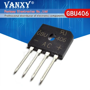 

10PCS GBU406 600V 4A new and original IC