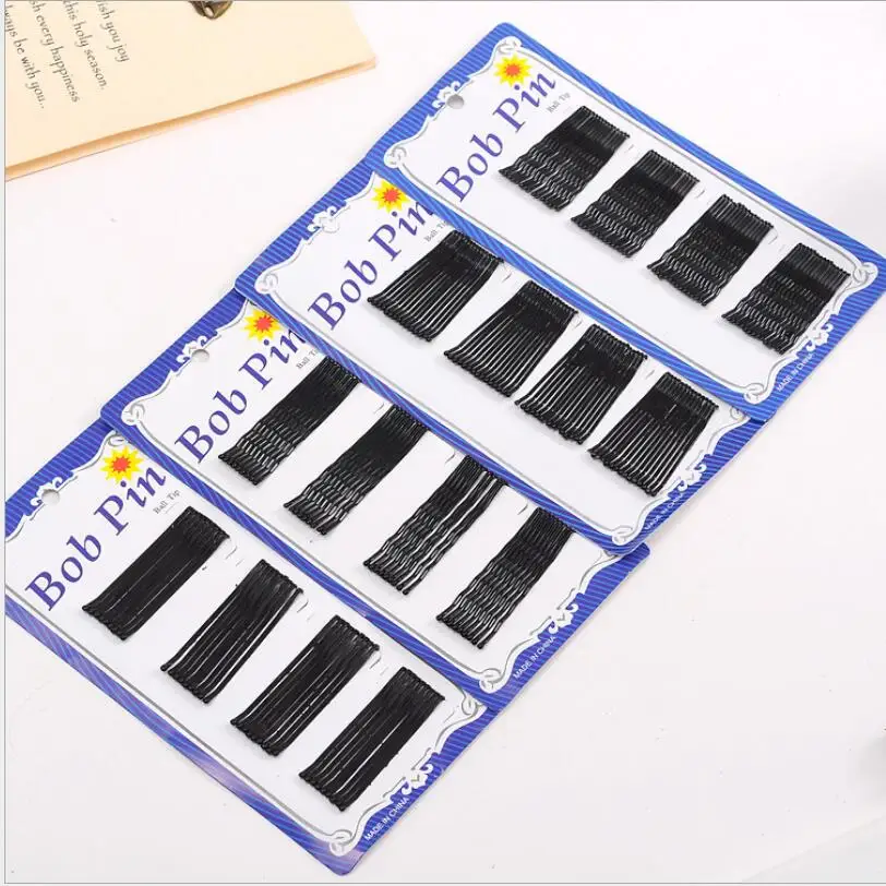 

Black Hairpins for Women Hair Clip Lady Bobby Pins Invisible Wave Hairgrip Barrette Hairclip Hair Clips Accessories T0761