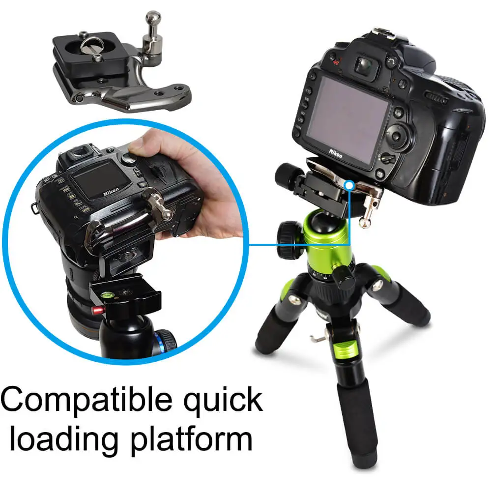 CADeN dslr камера клип ремень сумки с висячими поясными ремнями Пряжка быстросъемное крепление для двойных камер Canon Nikon sony