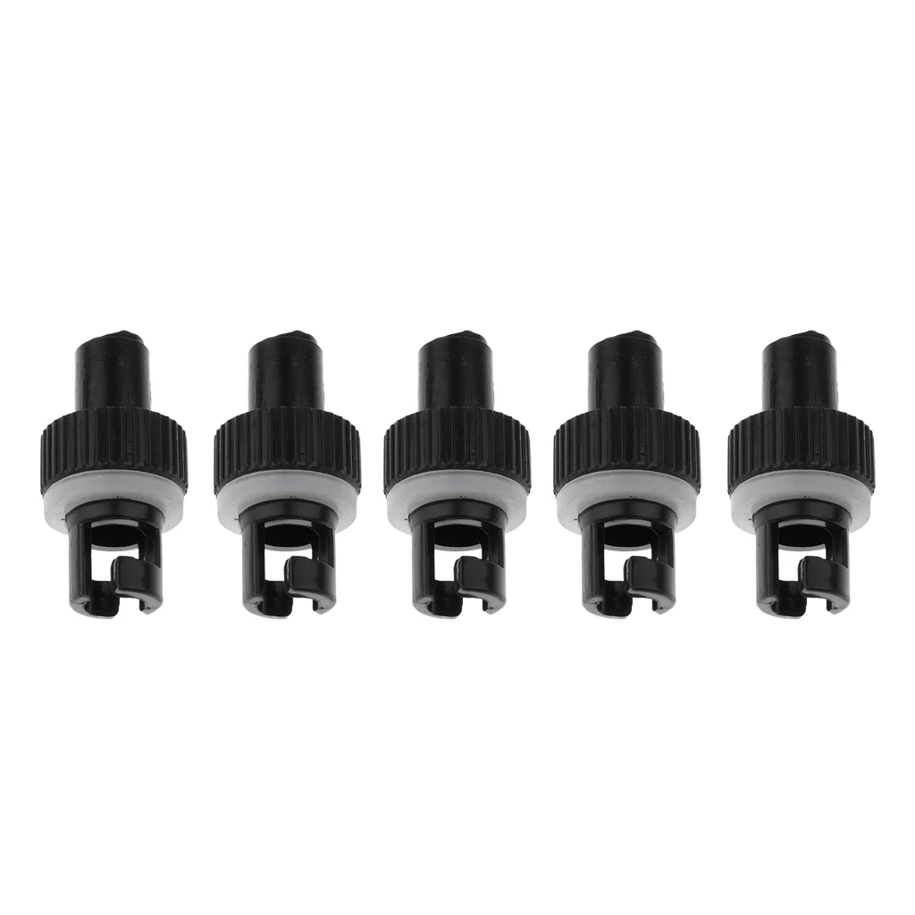5x Plunger Valve Adapter Air Foot Pump Valve Hose Adapter Connector