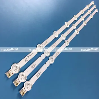 

3pcs(2A1*7LED,1A2*8LED)LED backlight bar for LG 32" ROW2.1 Rev 0.9 A1/A2-Type TV LC320DXE 6916L-1295A 1296A 32LN575s LC320DXE-SG