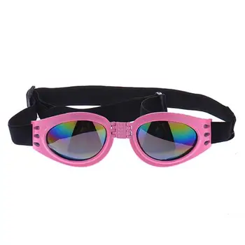 

Dog Sunglasses No-toxic Flexible High Strength UV Protection Adjustable Pet Sunglasses