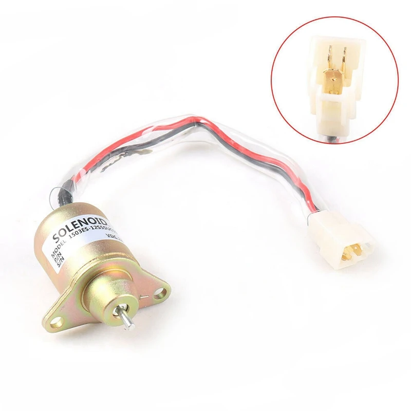 12V двигатель Электромагнитная катушка выключения подачи топлива клапан отключения для Yanmar 119653-77950