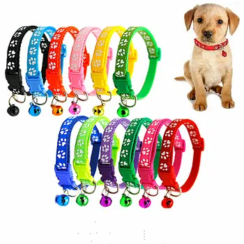 

1PCS Pet Dog Collar Solid Dogs Neck Strap Soft Colorful For Small Medium Large Dog Collars Adjustable Puppy Cats Collar dog