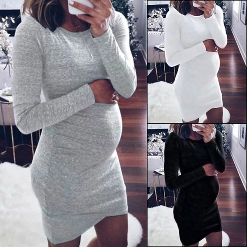 Mother Home Clothes Maternity Dress 
