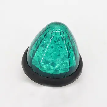 

Green Beehive Side Marker Lights Lights 12/24v DC Energy Saving 16-LED Cab Grommet