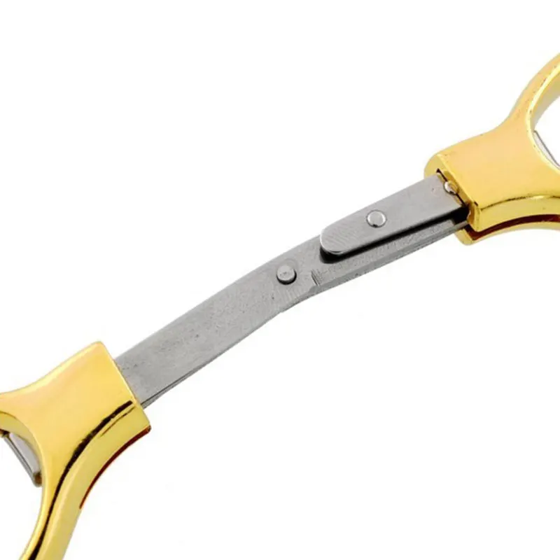 Нержавеющая сталь ножницы с пластиковыми ручками практичные 8 слов ножницы складные стеклянные es ножницы в форме стекла