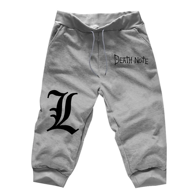 

Death Note Printing 7 Minutes Of Trousers Men's Funny Calf-Length Pants Autumn Harajuku Fitness Joggers Workout Trousers For Boy