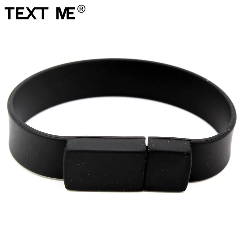 TEXT ME usb 2,0 цветной браслет 10 цветов USB флеш-накопитель 4 ГБ 8 ГБ 16 ГБ 32 ГБ карта памяти