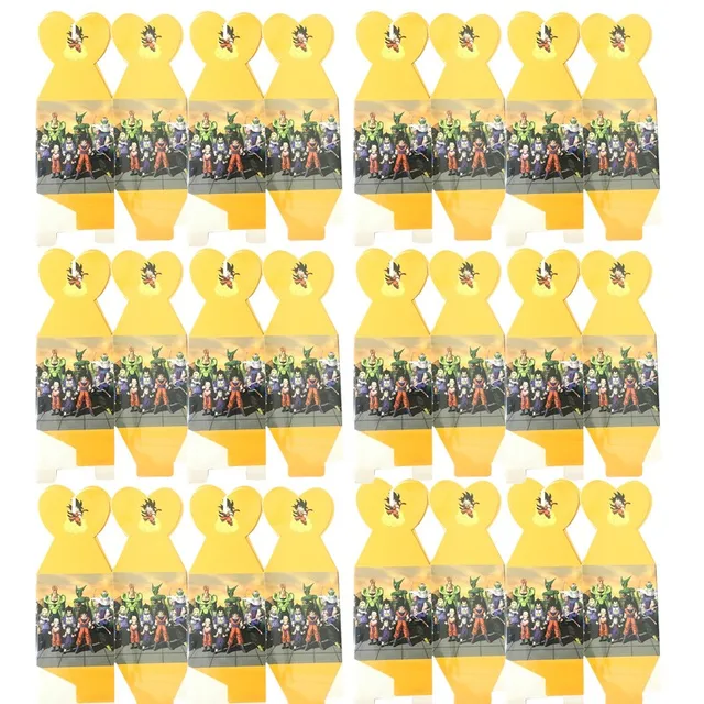 Bandai 12/24/36 Question Boy Birthday Party Candy Box Birthday Party Gift Box Souvenir Gift Candy Box Birthday Party Decorations A pack of 6pcs