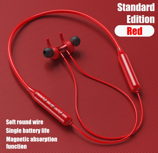 Headset Sports Headphones Wireless Noise Reduction Earpieces Waterproof Earbuds Bluetooth Earphones Works On All Smartphones TWS DD9 Standard red
