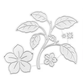 

Carbon Steel Flower Leaves Cutting Die Embossing Stencil Template Mold DIY Paper Art Handcraft Scrapbook Bookmark Card Decor