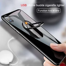 Креативный USB прикуриватель может сделать мобильный телефон кронштейн зажигалка многофункциональный Encendedor аксессуары для сигарет подарки для мужчин