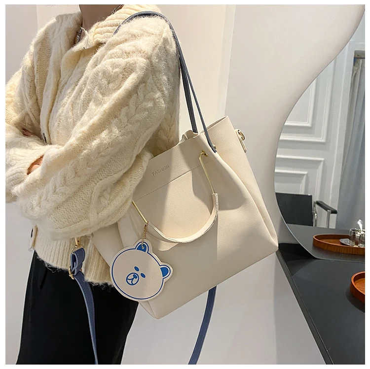 Luxury Handbags Designer Letter Pu Leather Women Shoulder Bags High Capacity Ladies Crossbody Bag Fashion Casual Female Tote Bag