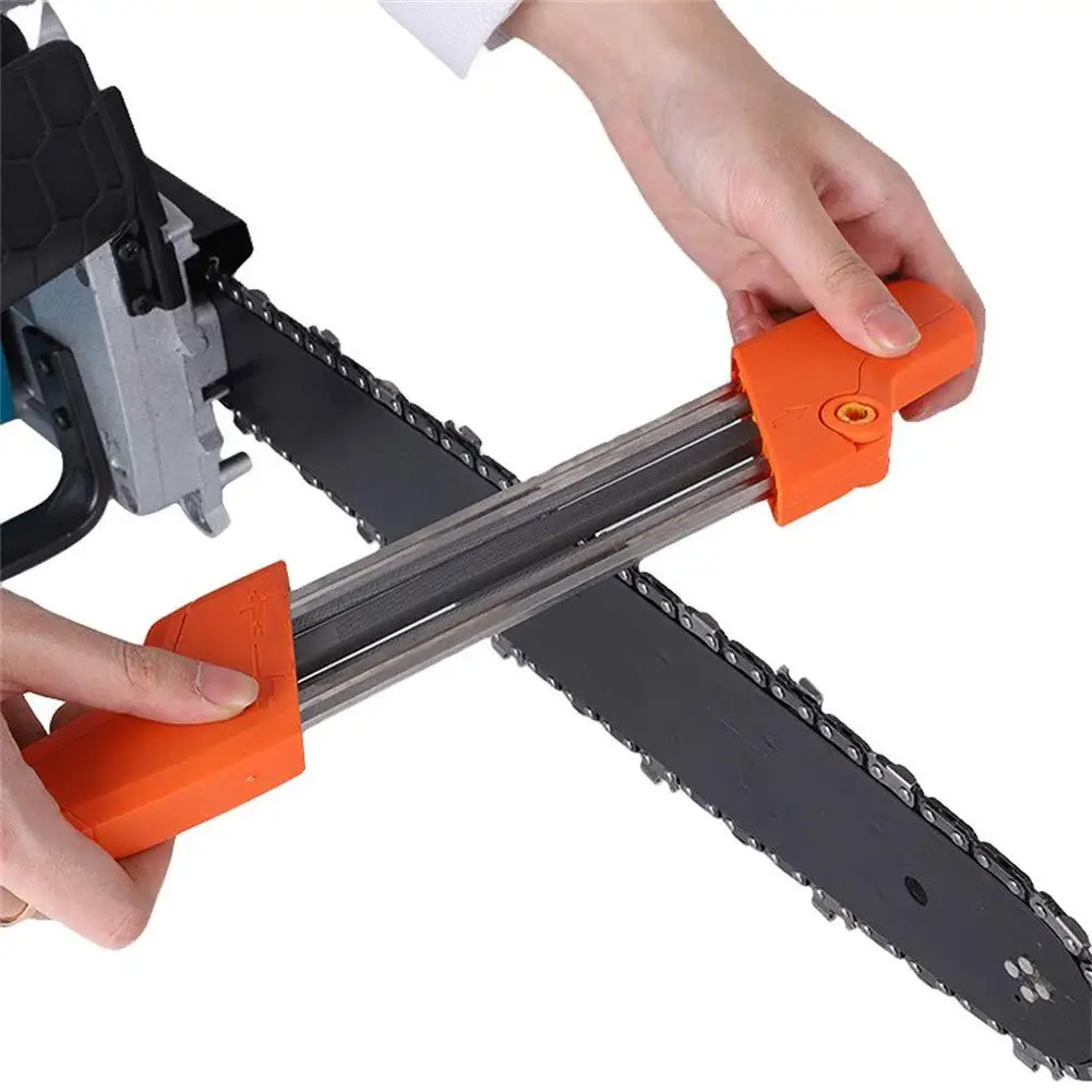 

2 IN 1 Easy File Chainsaw Chain Sharpener Replacement Chainsaw Chain Cutter Manual Grinding Chain GardeningTool