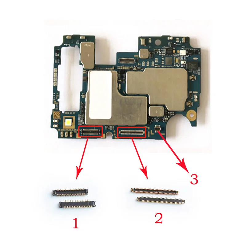 ЖК-дисплей FPC Разъем для Samsung Galaxy A50 A505 A505FN/DS Зарядное устройство USB контактный
