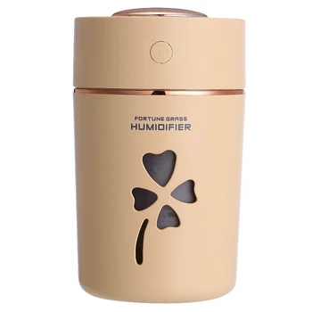 

280ML Household Car Purifier Atomizer Lucky Grass Aroma Diffuser USB Mini Air Humidifier Colorful LED Night Light