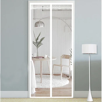 

Magnetic Screen Door Curtain Net Anti Insect Mesh Fly Screen Mosquito Protection Net Magnet Curtains for Doors Windows