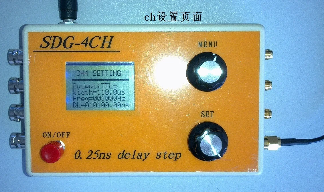 

High Precision Delayer (Four Channels, Adjustable Frequency Delay Duty Ratio, Special for Laser Control)