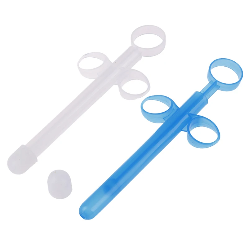 2PCS Personal Oil Lubricant Applicator Enema Inject Launcher Syringe Injector Lube Tube Feminine Anal Vagina Clean Tools