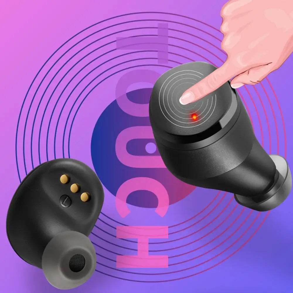 Eardots V98 Mini TWS Touch Control Bluetooth V5 0 Earphones HD Stereo Wireless Earphone With Charging Case PK T5 T5S GT1 GT2 tws