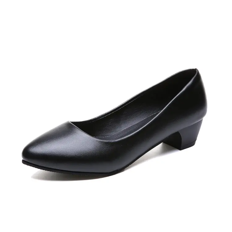 black formal heel