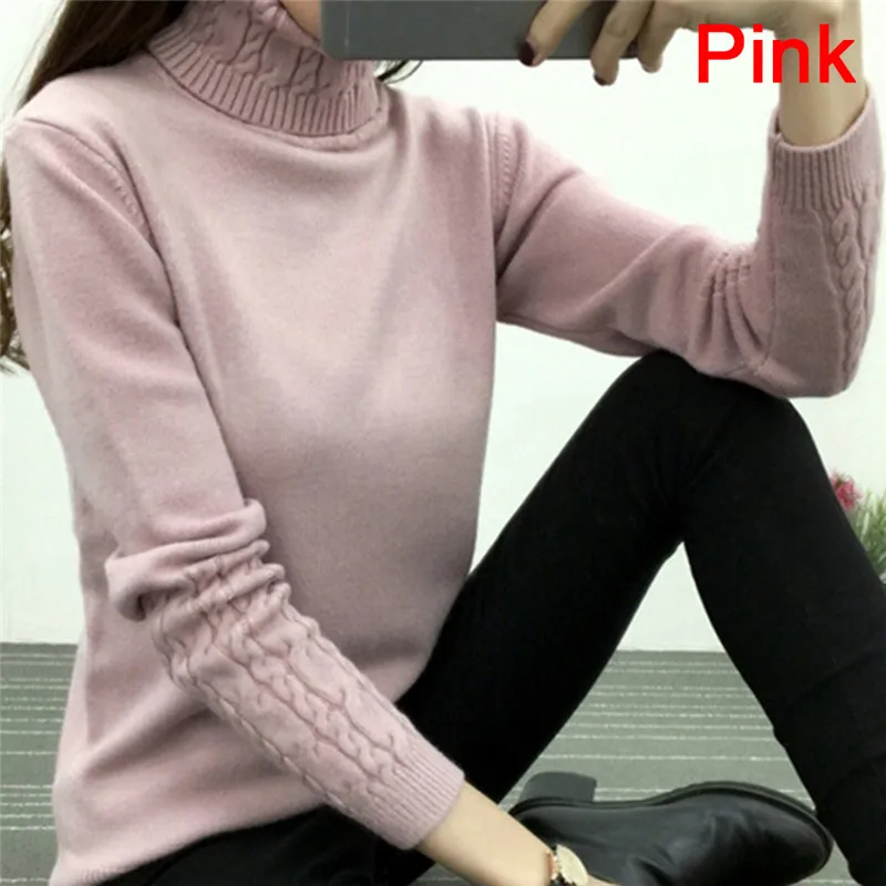 Women Winter Cashmere Sweater Long Sleeve Twisted Flower Knitted Sweater Christmas Women Sweaters And Pullovers 5 Colors Women Winter Cashmere Sweater Long Sleeve Twisted Flower Knitted Sweater Christmas Women Sweaters And Pullovers 5 Colors