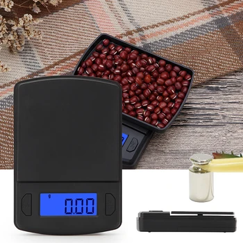 

1pcs High Accuracy Scale Mini Plastic Pocket Scale For Weigh Gold Jewelry Food Scales Weight Gram Balance LCD Electronic Scales