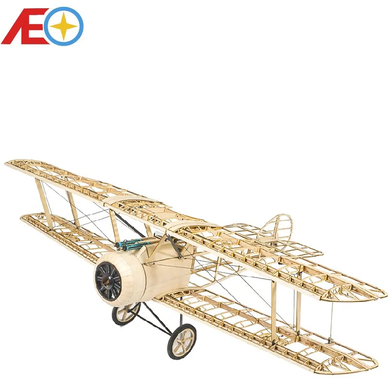 S30 Balsawood Rc Aereo Modello Sopwith Cammello Ww1 Aereo Da Combattimento Monoposto Britannico (Balsa & Ply) 1200Mm (47.2 ") Kit Balsa