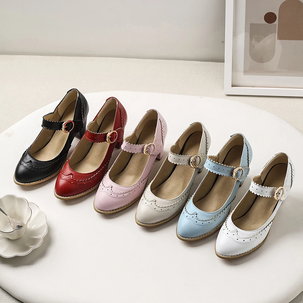 Mary Jane Comfortable Closed Toe Shoes For Work Women's Orthopedic